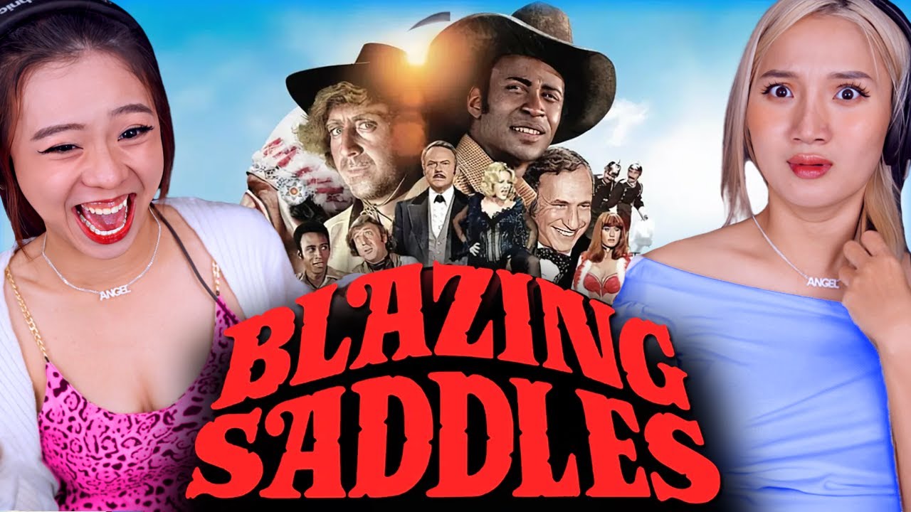 Asian Girls React | Blazing Saddles | First Time Watch