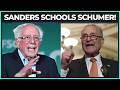 Bernie Sanders CHALLENGES Chuck Schumer On Israel!