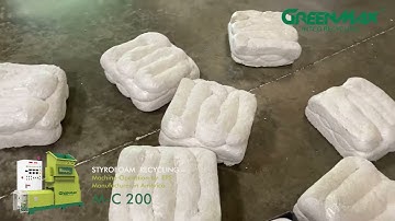 GREENMAX M-C200 Contribute to the Foam Recycling Business