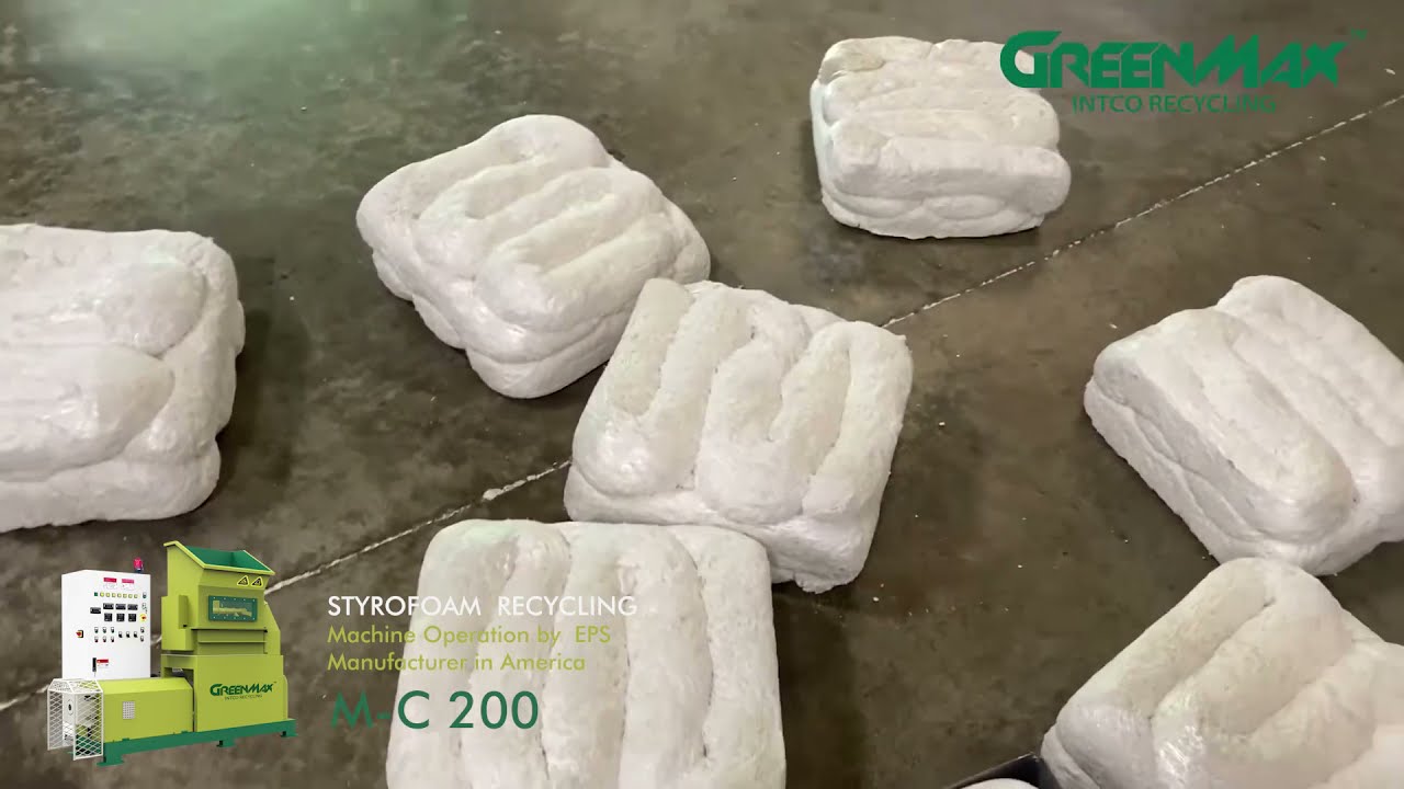 GREENMAX Styrofoam Densifier Hot Melting Machines