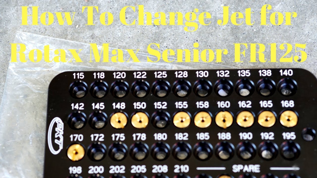 Rotax Evo Jetting Chart