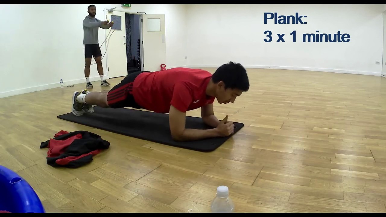 Simple and effective gym workout for football/soccer players YouTube