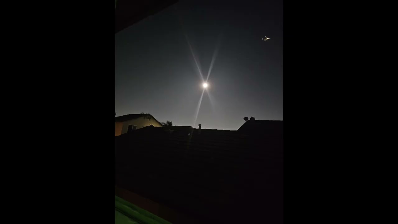 flying through space