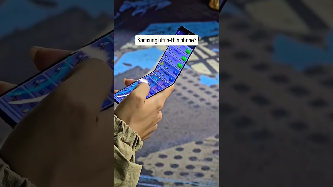 Samsung Concept Mobile Phone Ultra thin 