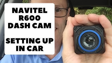 Navitel R600 Dash Cam Review.  Setting Up In Car