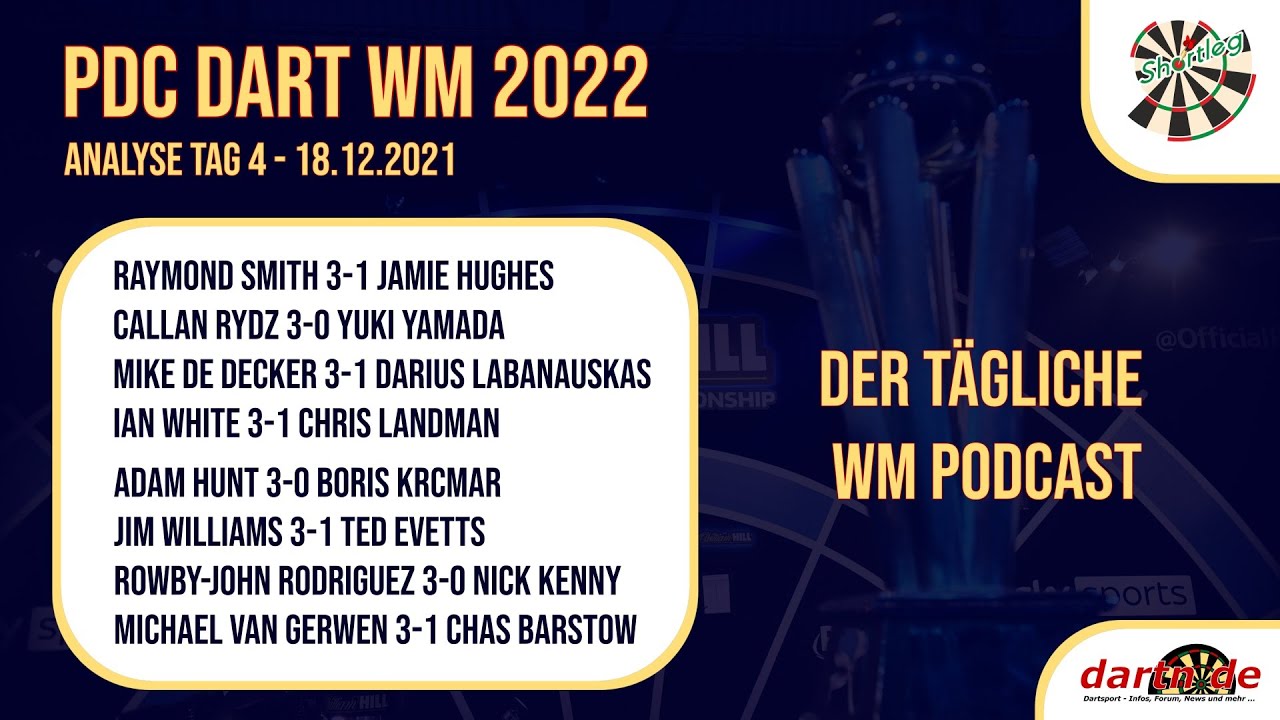 Shortleg - PDC WM 2022 - Tag 4