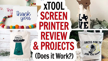 xTool Screen Printer Review, Tips, and Project Ideas / Multi-Color Screen Printing Kit / xTool S1