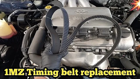 1MZ-FE Timing Belt Replacement Toyota Camry, Solara, Avalon, Sienna & Lexus ES300, RX300 (MCX10R)