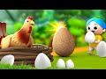 मुर्गी का मिट्टी का अंडा - Clay Chicken Eggs Story | Hindi Moral Stories for Kids | JOJO TV Kids