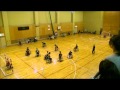 大阪NRFvs藍野大学TOPSレディース 準々決勝 車いすハンドボール大阪大会 2015