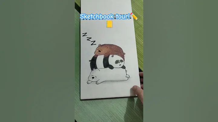 Sketchbook tour! ✏️📒 #sketchbook #shorts