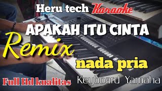 APAKAH ITU CINTA REMIX karaoke nada pria cowok