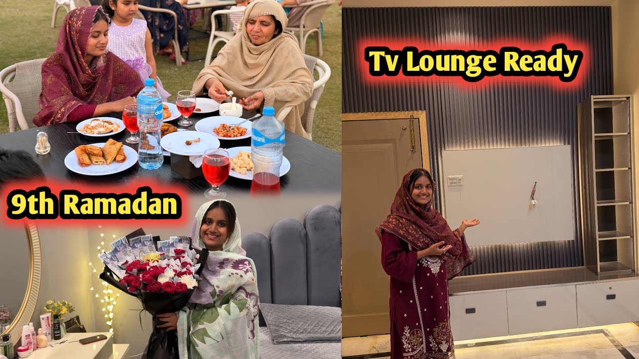 Tv Lounge Ready New Look 🥰 Mashallah 9th Ramadan 😇