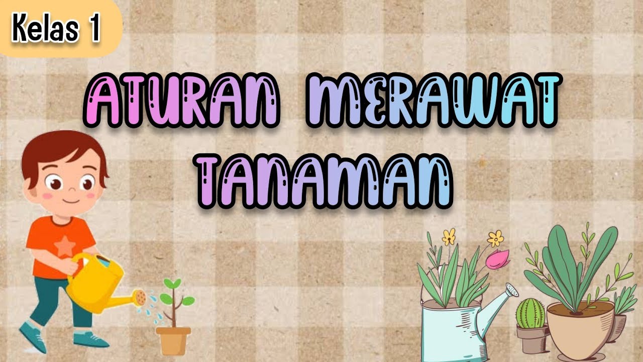Kelas 1 Tema 7 Subtema 3 Aturan Merawat Tanaman Youtube Kelas 1 Tema 7 Subtema 3 Aturan Merawat Tanaman Youtube