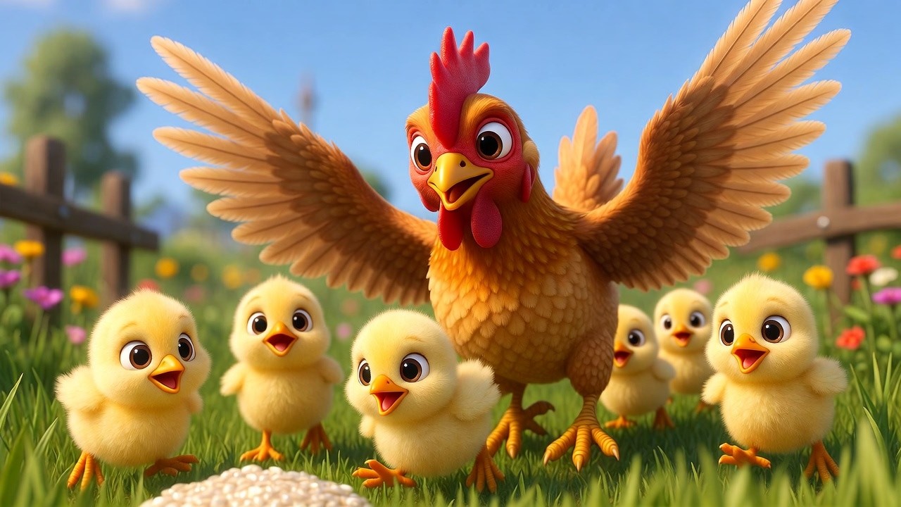 Seis Pollitos Bebés 🐥 | Pío Pío Pío | Canciones Infantiles y Rimas para Niños