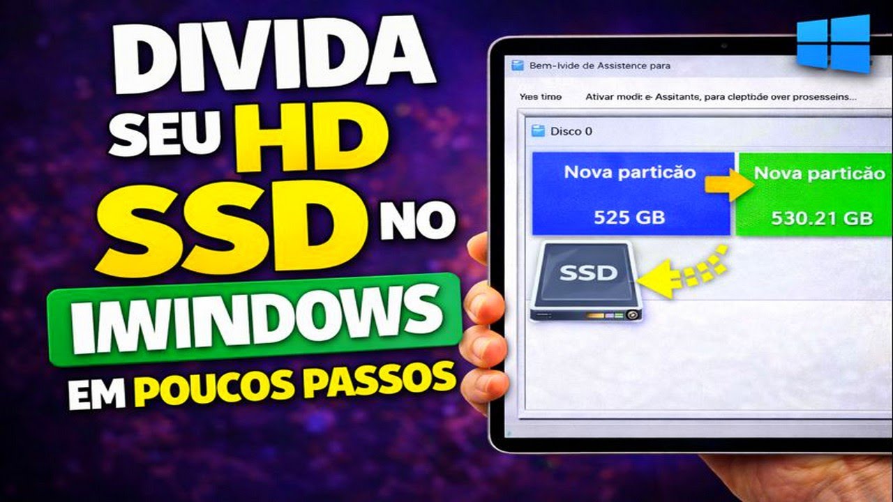 Partition your SSD hard drive in Windows in a few steps. - YouTube