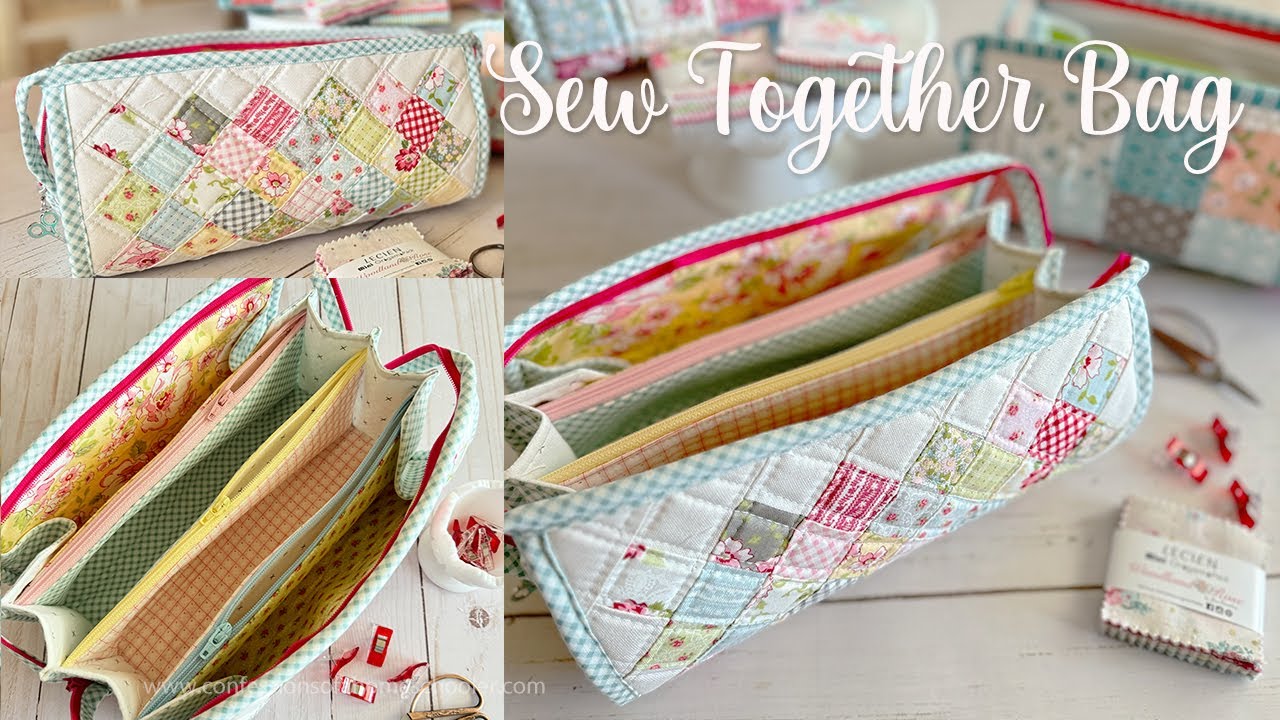 Double Zipper Pouch - free video & tutorial - Sew Modern Bags