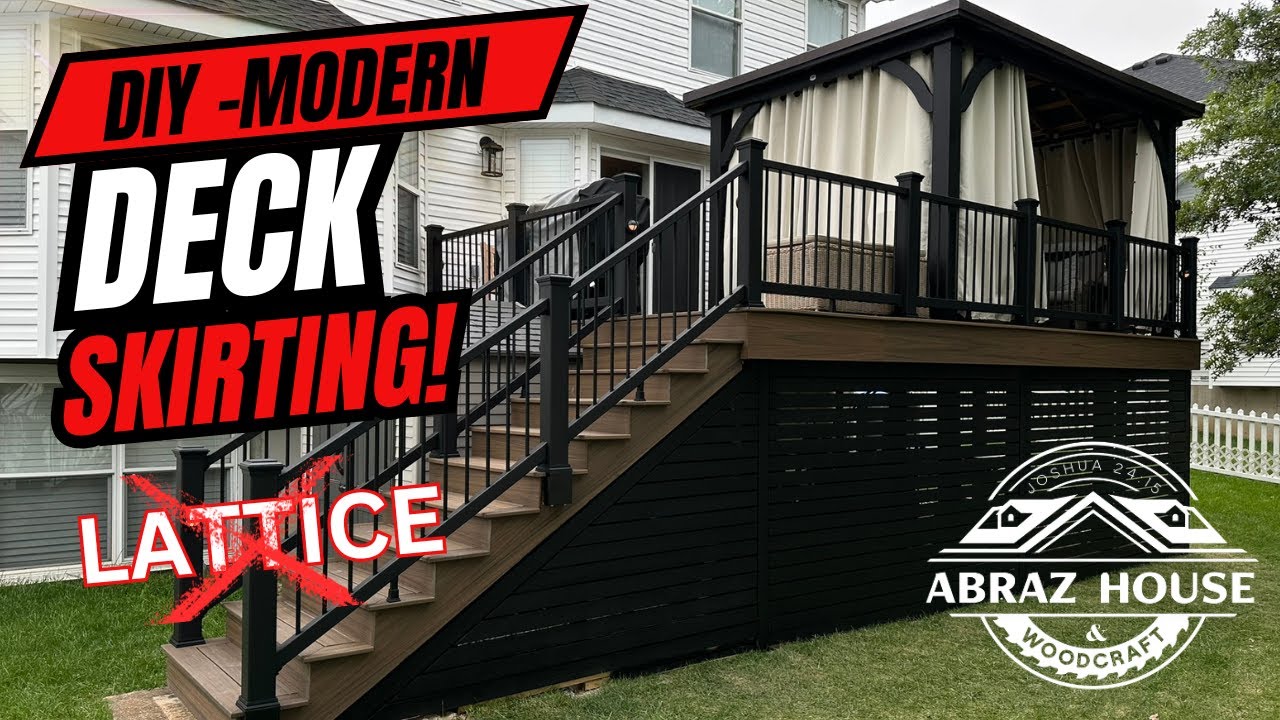 Upgrade Your Deck With Stylish DIY Skirting - Say Goodbye To Boring  Lattice! #deckideas, image size:1280x720