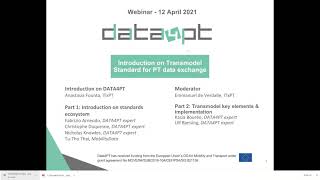DATA4PT WEBINAR - 12 april 2021