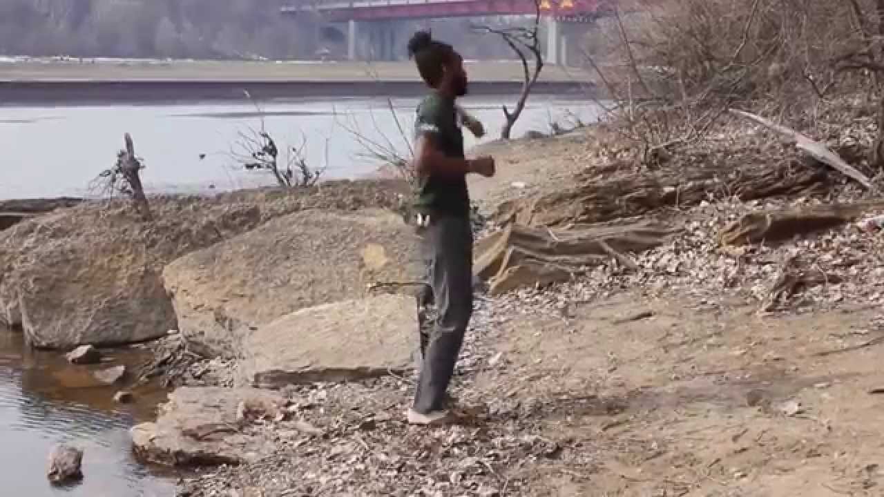 Outdoorsman Ron Griswell does the BioBlitz Dance