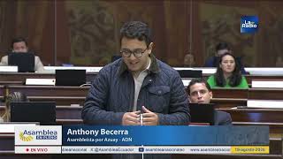 Asambleísta Anthony Becerra - Sesión 113