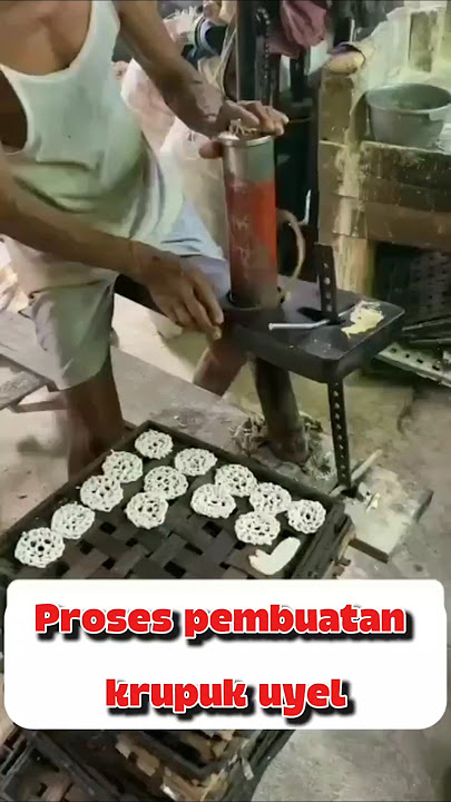 The process of making uyel crackers