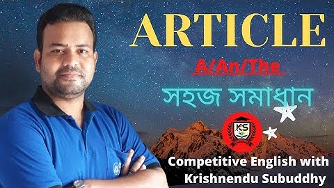 ARTICLE by Krishnendu Subuddhy