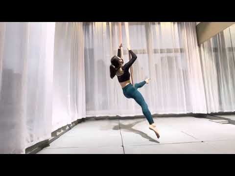 Aerial Hammock dance Here I’m Again