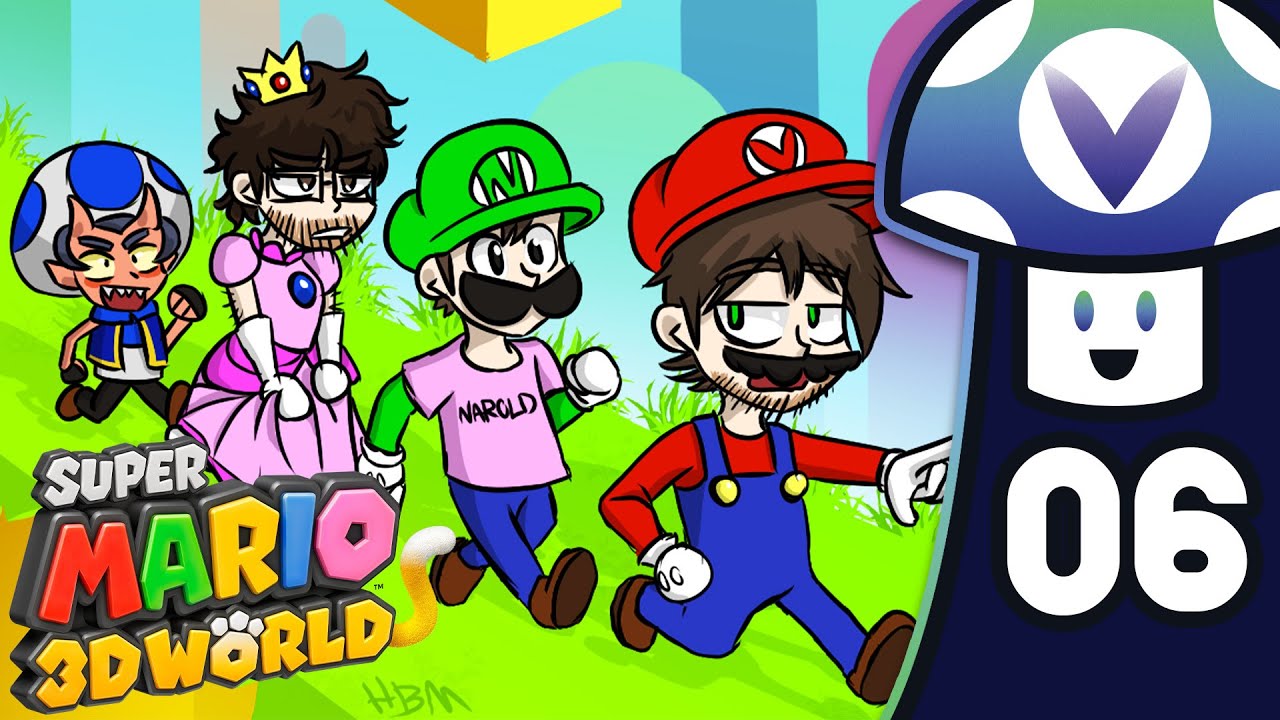[Vinesauce] Vinny, Mike, Narry & Ross Super Mario 3D World