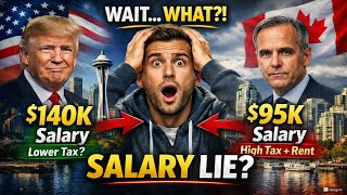Americans react to Vancouver vs Seattle 2026: Tech Worker Salary, Tax & Rent Reality.