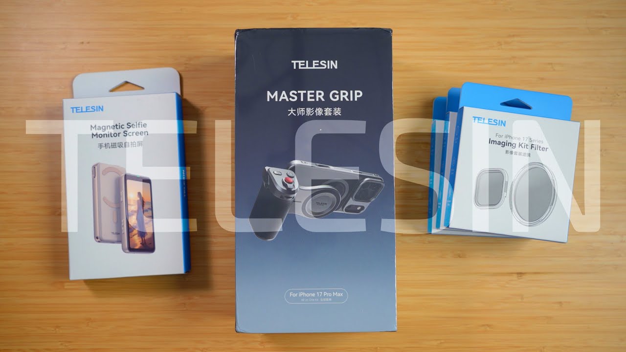 Vídeo: Master Grip para iPhone 17 Pro + monitor magnético da