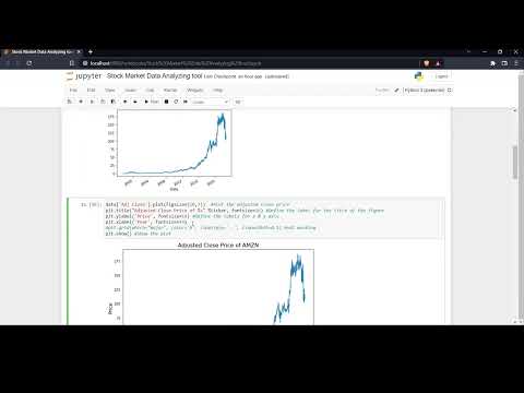 Stock Market Data Analyzing tool using Python