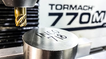 IMPOSSIBLE MACHINING TEST: Inconel 718, Kennametal Ceramic End Mills & 1.5 HP TORMACH