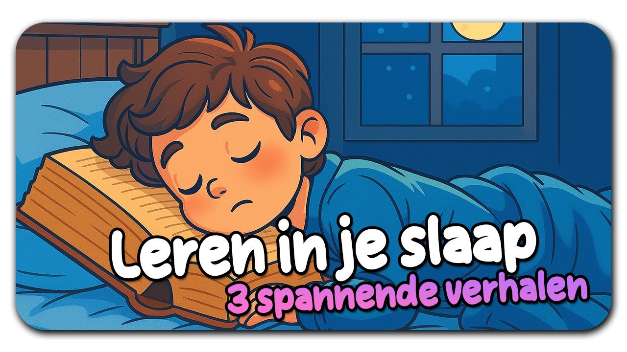 Leer Nederlands in JE SLAAP (with relaxing ambient sounds) | 3 spannende verhalen