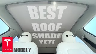 The Best Tesla Model Y Roof Shade I've Found!  HALOBLK