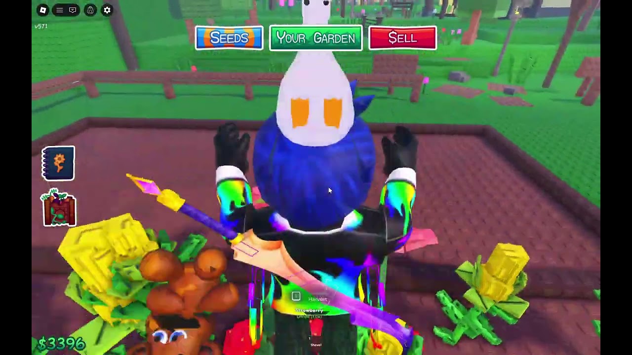 Me playing garden horizons for the first time