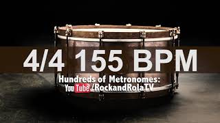 🔴 155 BPM Snare Metronome