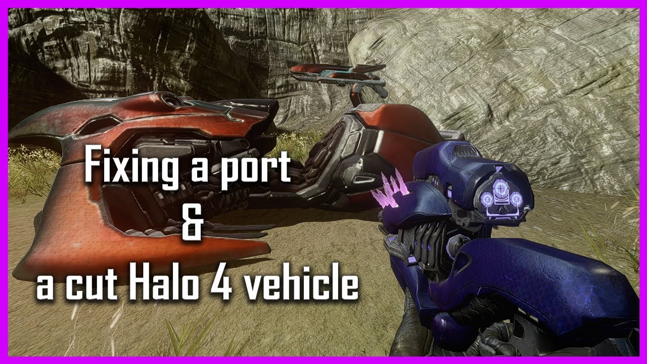 Исправление порта и вырезанного транспортного средства из Halo 4