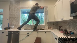 How To Install Backsplash!!