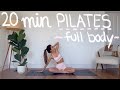 20min intermediate full body pilates  improve your posture  lidiavmera