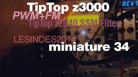 TipTop Z3000 Smart VC Oscillator // FM + PWM // miniature 34