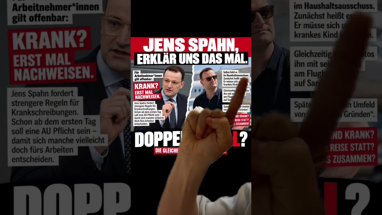Jens Spahn Skandal ‼️🚨 #afd #bundestag #politik #cdu #nachrichten #spd #aktuell