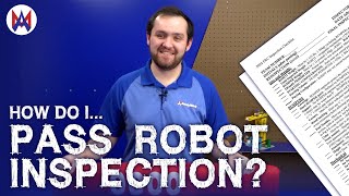 How Do I Pass Robot Inspection in FRC?