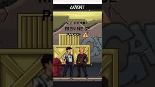 SANS vs AVEC Game Over Screen 💀 #FightingGameAprilJam2026 #gamedev