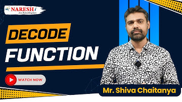 Decode Function in Oracle SQL | Interview Tips | NareshIT #oraclesql #interviewquestions