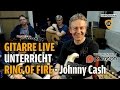 Gitarre Lernen - Ring of Fire - Johnny Cash - Live Unterricht #1 Tipps