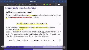 6840-09-16-3: Chapter 1- Linear models