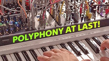 Finally we ACTUALLY PLAYED a modular synth!