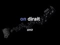 amir | on dirait | lyrics | paroles | letra |