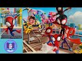 SPIDEY AND HIS AMAZING FRIENDS SPIN &amp; GHOST SPIDER VS DOC OCK TOYS READ ALOUD STORYTIME